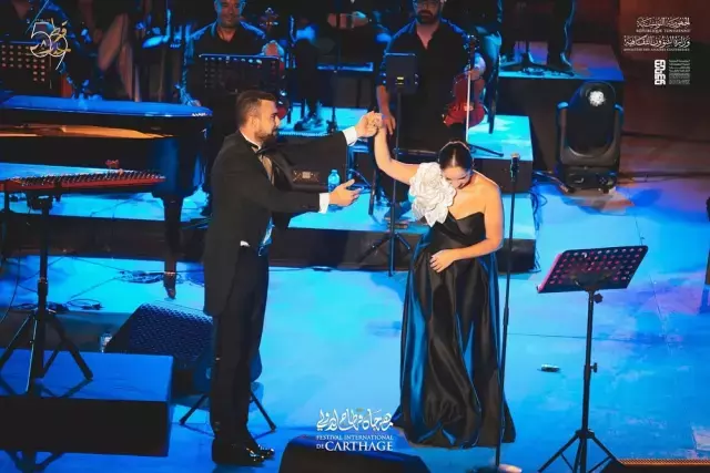 Kartaca Uluslararası Festivali'nde Türk sanatçılar salonu coşturdu
