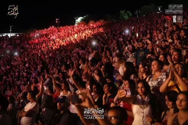 Kartaca Uluslararası Festivali'nde Türk sanatçılar salonu coşturdu